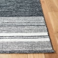 thumbnail image 5 of SAFAVIEH Striped Kilim Ombre Striped Area Rug, Ivory/Black, 4' x 6', 5 of 13