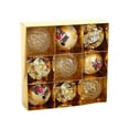 thumbnail image 1 of christmas tree Gold Christmas Decoration Christmas Ball 8cm Diameter Painted Christmas Tree Multiple Styles Hanging Color Balls Christmas Decorations, 1 of 5