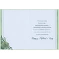 thumbnail image 2 of Designer Greetings Green Flower, Leaves and Vines on Light Green Background Mother's Day Card for Daughter-in-Law, 2 of 2