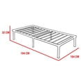 thumbnail image 3 of Base para Cama Plegable Ideal Individual Negro Excelsior Individual, 3 of 3
