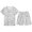 AB34 White, variant on Tisuna Boys Halloween Diy Pajama Set Pumpkin Print Short Sleeve Round Neck Shorts Sleepwear Outfit Fashion Loose Homewear For Kids 2-12 Years White Size 3-4 Years