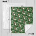 thumbnail image 6 of Christmas Blanket 50"x40" Green Trees Gifts Christmas Decorations Flannel Blanket Super Cozy Soft Blanket for Couch Sofa Bed, 6 of 6