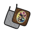 thumbnail image 2 of Carolines Treasures SS8290PTHD Pomeranian Pair of Pot Holders, 7.5HX7.5W, multicolor, 2 of 2