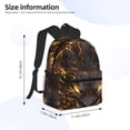 thumbnail image 2 of Fotbe Cool Black Gold Dragon Mochila Ligera Casual para Laptop para Hombres y Mujeres, Mochila Impermeable de Uso Diario, Mochila para Universidad, 2 of 6