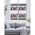thumbnail image 4 of Non-Adhesive Static Cling Window Tint, Halloween Window Privacy Film Frosted, Black Horror Skull Roses Spi-der Web Vintage Insulated Windows Frosted Films for Living room, 35.4 x 78.7 Inches, 4 of 9