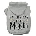 thumbnail image 4 of Pet Dog  Cat Hoodie Screen Printed, "Everyday I'm Mugglin", 4 of 10