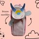 thumbnail image 3 of Lapicera Escolar Deli Monster Bolsillos Interactivos Rosa, 3 of 7