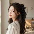 thumbnail image 6 of Weflink Stylish Floral Print Hair Claw Clip Comfortable Fabric Design For Women Teens, 6 of 10