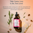 thumbnail image 4 of HERITAGE STORE Castor Oil & Rosemary Volumizing Hair Treatment for Fullness and Shine - with Organic Castor Oil, Rosemary, Avocado and Amla, Hypoallergenic, Vegan, Cruelty Free, 60-Day Guarantee, 4oz, 4 of 6