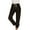 Black, variant on Odeerbi Cotton Linen Pants for Women Casual Solid Pants Comfortable Elastic Cropped Pants White
