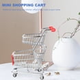 thumbnail image 3 of LITINKIMI Metal Shopping Cart Mini Shopping Cart Design 1Set, 3 of 6