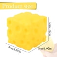 thumbnail image 5 of Cheese Squishy, Cheese Squishies Stress - Realistic Slow Rising Food Fidget for Stress Relief & Anxiety Relaxation, 2-Inch, 5 of 5