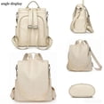 thumbnail image 6 of Sunyuer Vintage Women's Backpack - Fashionable, Simple, Versatile, Anti-theft, Large Capacity, Backpack Purse for Daily Work Travel, 6 of 7