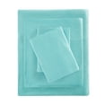 thumbnail image 3 of Intelligent Design ID20-696 Cotton Blend Jersey Knit Sheet Set, Twin X-Large, Aqua, 3 of 4