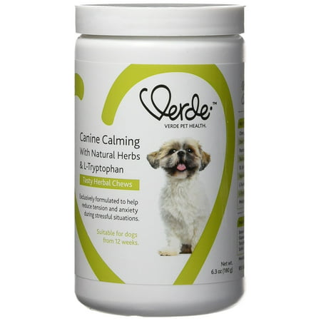 Verde Pet Health Canine Calming With Natural Herbs Dog Supplement