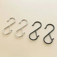 thumbnail image 6 of Heavy Duty Hooks for Hanging - Metal S Shaped S Hooks with Buckle for Pot Rack Closet Organization Kitchen Utensils and Home Storage Solutions, 6 of 8