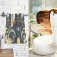 thumbnail image 7 of Yayeee 100% Cotton Hand Towels for Bathroom 16" x 28" Soft Absorbent Kitchen Towel, Mystical Owls Pattern, 7 of 7