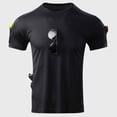 thumbnail image 5 of DIOAZUD Workout Shirts for Men Short Sleeve Moisture Wicking Crew Neck Side Pocket Tees Athletic Gym Active T Shirt for Daily Outdoor, 5 of 10