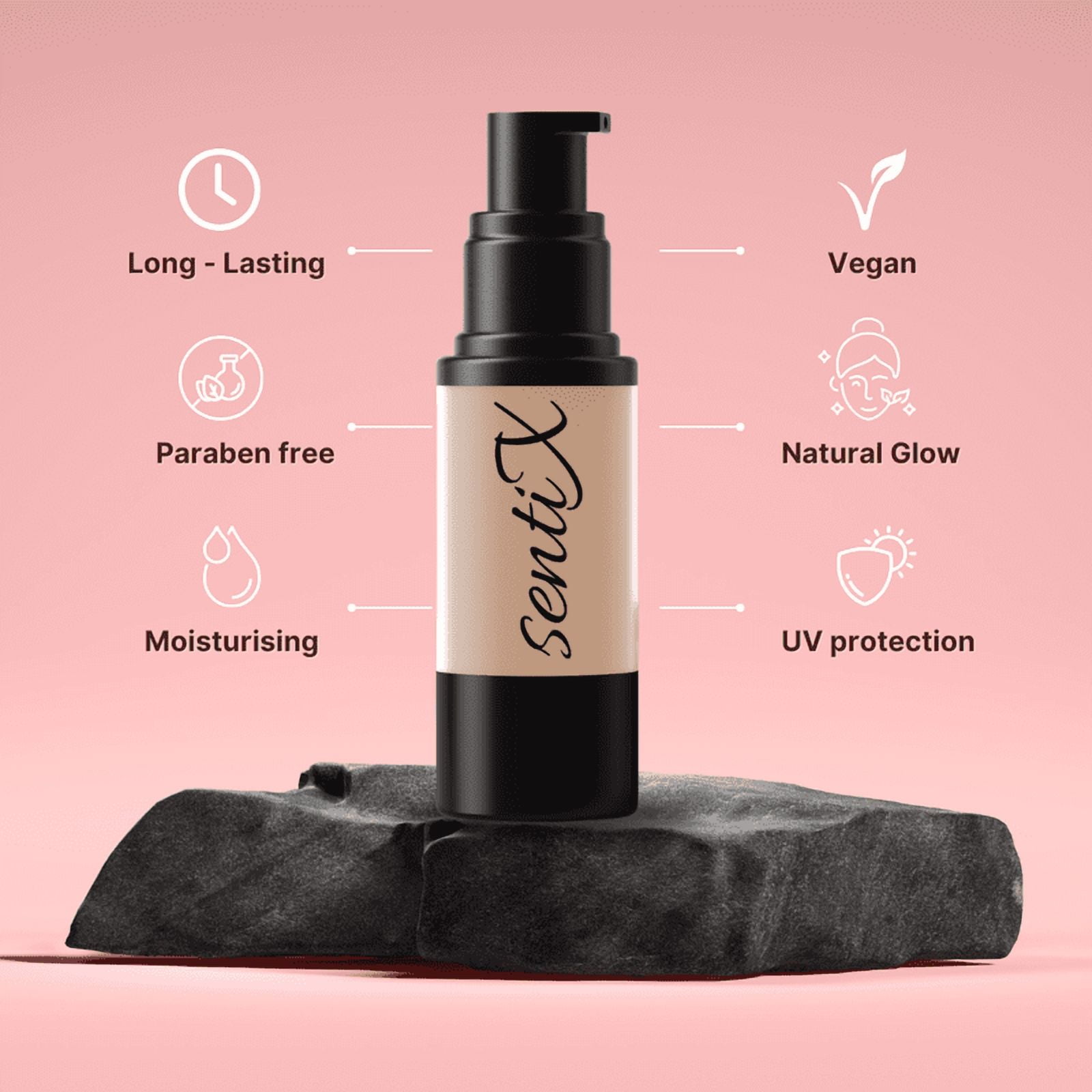 foundation - cool undertone, Oil-Free HD Liquid Foundation – Medium to Full Coverage, Long-Wear, Hydrating & Paraben-Free