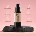 thumbnail image 3 of foundation - cool undertone, Oil-Free HD Liquid Foundation – Medium to Full Coverage, Long-Wear, Hydrating & Paraben-Free, 3 of 5
