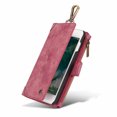 thumbnail image 2 of Funda CaseMe 3 en 1 para iPhone 7 Plus - Estuche con billetera integrada en cuero PU, colores elegantes (rojo, azul, café, negro) - Protección personalizada para tu móvil, 2 of 7