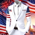 thumbnail image 2 of Men's Casual Blazer One Button Lightweight Sport Coats Slim Fit Suit Jacket with Pockets Plus Size Business Blazer, 2 of 4