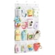 thumbnail image 4 of Non-Woven Fabric Hanging Over Door Shoe Organizer for Closets, White/Clear, 4 of 6