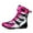 Pink, variant on Men's and women's all-season motorcycle riding boots and motorcycle shoes,White red,37