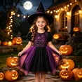 thumbnail image 2 of Vividxx Girls Dress Halloween Short Sleeve Dress Party Tutu Dress For Toddler Hallowmas‌ 3 Years, 2 of 6