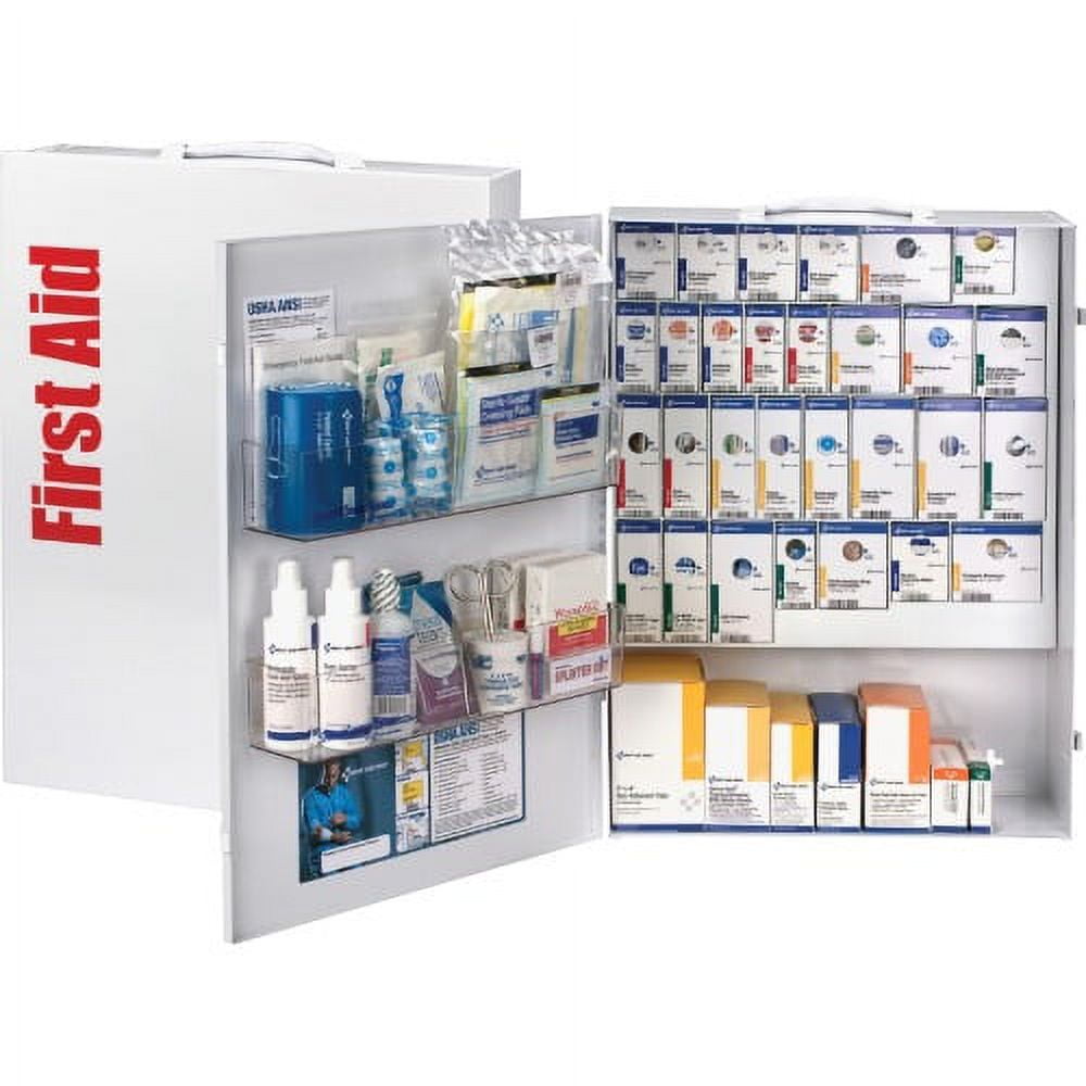 First Aid Only XL SmartCompliance First Aid Cabinet, 17"H x 5 3/4"W x 22 1/2"D, White