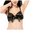Black, variant on Fulorrnie Bras for Women Supportive Wirefree Lift Longline Bralette Halter Bra Blue One Size