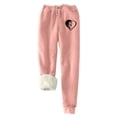thumbnail image 2 of Kelon Women's Casual Pants, Fleece Lined Sweatpants Women Winter Warm Sherpa Lined Athletic Joggers Pants with Pockets, M, 2 of 3
