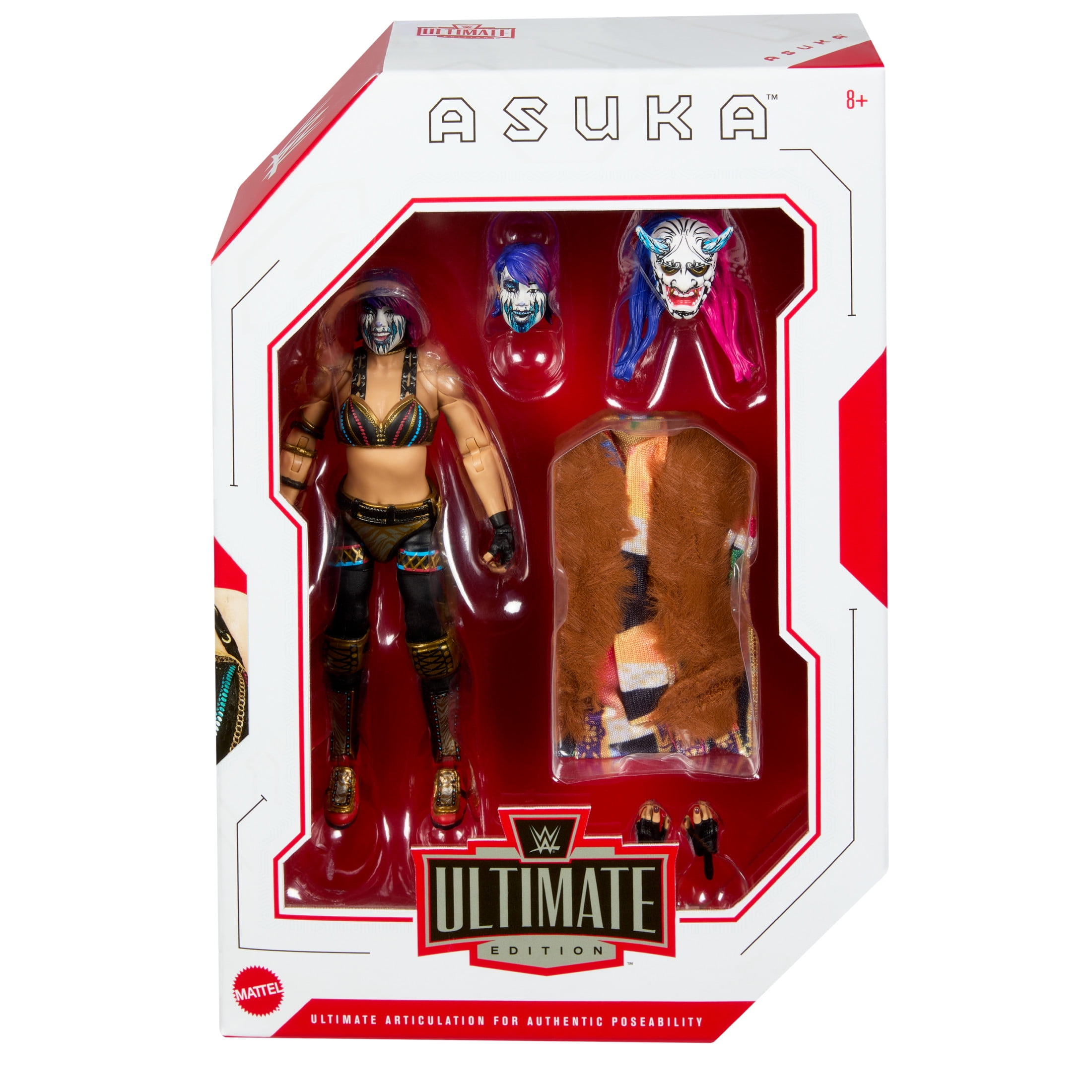 WWE Ultimate Edition 6-inch Asuka Action Figure with WWE Ultimate Edition 6-inch Asuka Action Figure with