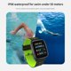 thumbnail image 3 of Pulsera inteligente Bluetooth con control de velocidad a prueba de agua, reloj deportivo con pasos, color negro y verde, 3 of 8