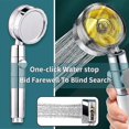 thumbnail image 3 of Cabezal de ducha de mano impulsado por hélice de alta presión, cabezal de ducha giratorio de 360 ​​grados para ahorro de agua, fácil instalación, 3 of 5