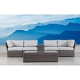 thumbnail image 2 of Living Source International 6-Piece Outdoor Set w/ Olefin Cushion in Brown/Gray, 2 of 2