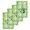 Green, variant on St Patrick's Day Kitchen Dish Towels for Drying Dishes Set of 4, Watercolor Shamrock Leaves Watering Can Green Waffle Weave Microfiber Hand Tea Bathroom Towels Quick Dry & Absorbent Towel 15.7x23.6