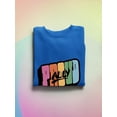 thumbnail image 3 of Proud Ally Colorful Banner Sweatshirt Women -Smartprints Designs, Female XX-Large, 3 of 4