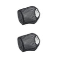 thumbnail image 4 of Scienceny Cubierta protectora de filtro de aire universal, impermeable, a prueba de aceite, a prueba de polvo, tapa de filtros de entrada de aire de alto negro S 2piezas Scienceny CBP089968, 4 of 5