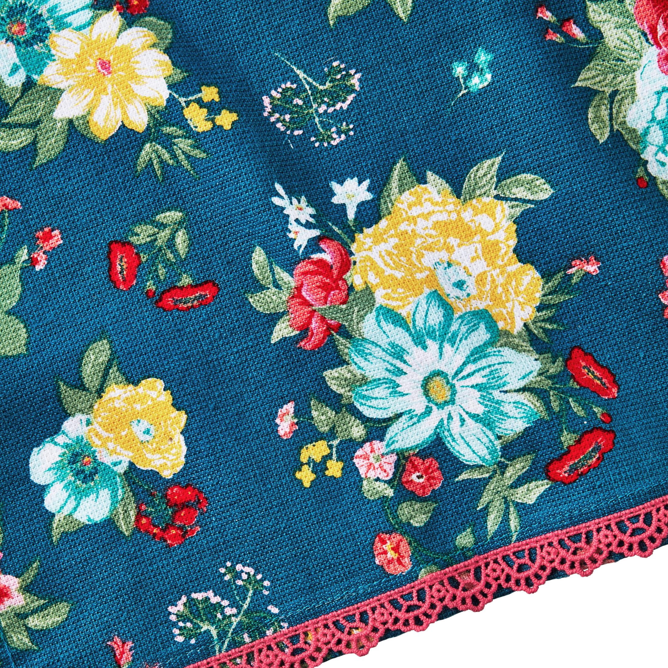 The Pioneer Woman Fancy Flourish Kitchen Towel Set, Multicolor, 16"W x 28"L, 2 Piece