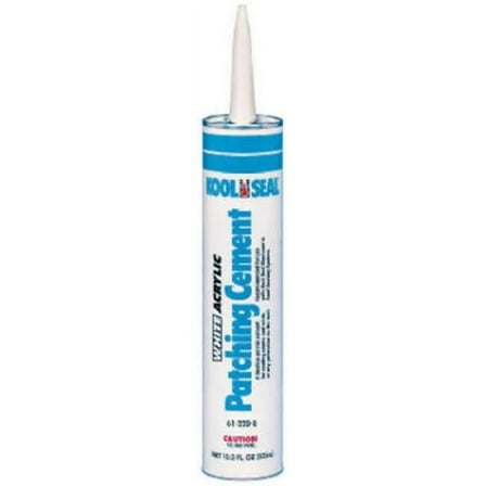 Kool Seal Acrylic Patching Cement,105oz,Tube,White KS0085100-01