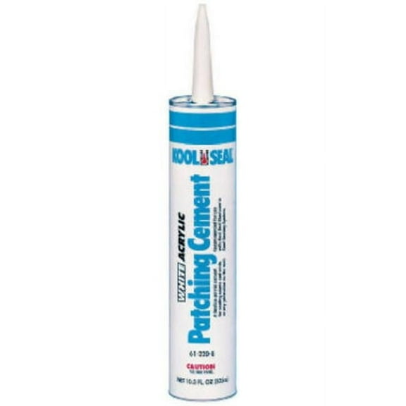 Kool Seal Acrylic Patching Cement,105oz,Tube,White KS0085100-01
