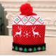 thumbnail image 1 of Promoción, artware eléctrico, vacaciones, diseños decorativos de mezcla de invierno, sombrero de Navidad LED intermitente de punto, 1 of 4