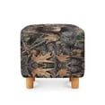 thumbnail image 2 of Jiueut Hunting Camo Pattern Ottoman Slipcover, Anti Slip Square Cushion with Elastic Bottom Thick Footstool Protection Universal Fit for Most Footrest Sofa, 2 of 7