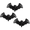 3PCS, variant on Black Woven Bat Wall Art Decor, Halloween Festive Hanging Ornament, Spooky Holiday Wall Decoration for Living Room, Porch, Entryway, Bedroom, Indoor Home & Party Accent