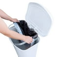 thumbnail image 5 of Open Box Glad Kitchen Trash Can w/Lid, Foot Pedal & Garbage Bag Rings, 13 Gal,, 5 of 6