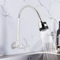 thumbnail image 4 of Solo tipo de agua fría grifo de cocina montaje en pared grifo de fregadero de cocina hogar 360 accesorios de cocina giratorios G1 2 pulgadas, 4 of 5