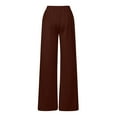 thumbnail image 4 of Grblisyd Girls Wide Leg Sweatpants Bow Baggy Athletic Pants with Pockets Cute Drawstring Waist Casual Sports Track Pants, 4 of 5