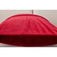 thumbnail image 4 of 18"x 18" Square Sofa Throw Pillow, Luxury Chinchilla Faux Fur Pillow for Couch Lazy Sofa and Bed, Square European pillow for Bedroom Living Room, Soft and Comfortable, Easy To Clean, Red, 4 of 4