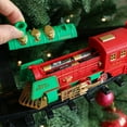 thumbnail image 6 of Christmas Hanging Track Toy Set with Light & Sound, Steam Train Around Christmas Tree for Boys Girls 3-12, Unique Decoration and Gift for Kids, 6 of 8